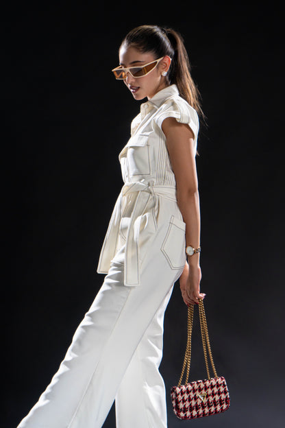 White Go-To Jump Suit