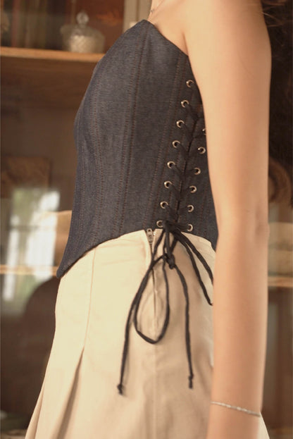 MANKA Denim Corset